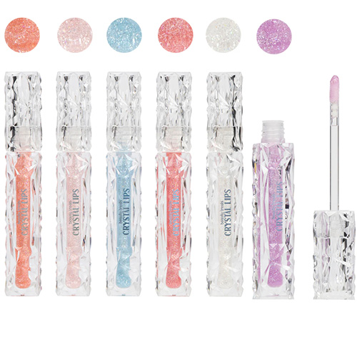 2539 Holographic Glitter Lip Gloss (set of 6) - Click Image to Close
